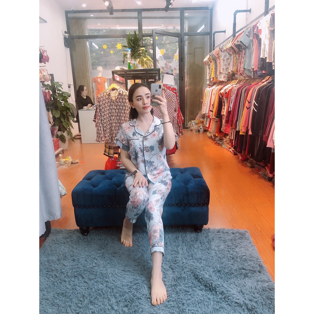 Karoll - Bộ lụa cao cấp (có ảnh thật tại shop kèm) - màu - NH19.201.1 .2 .3