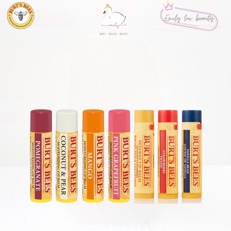 Son dưỡng Burt’s Bee Beeswax Lip Balm