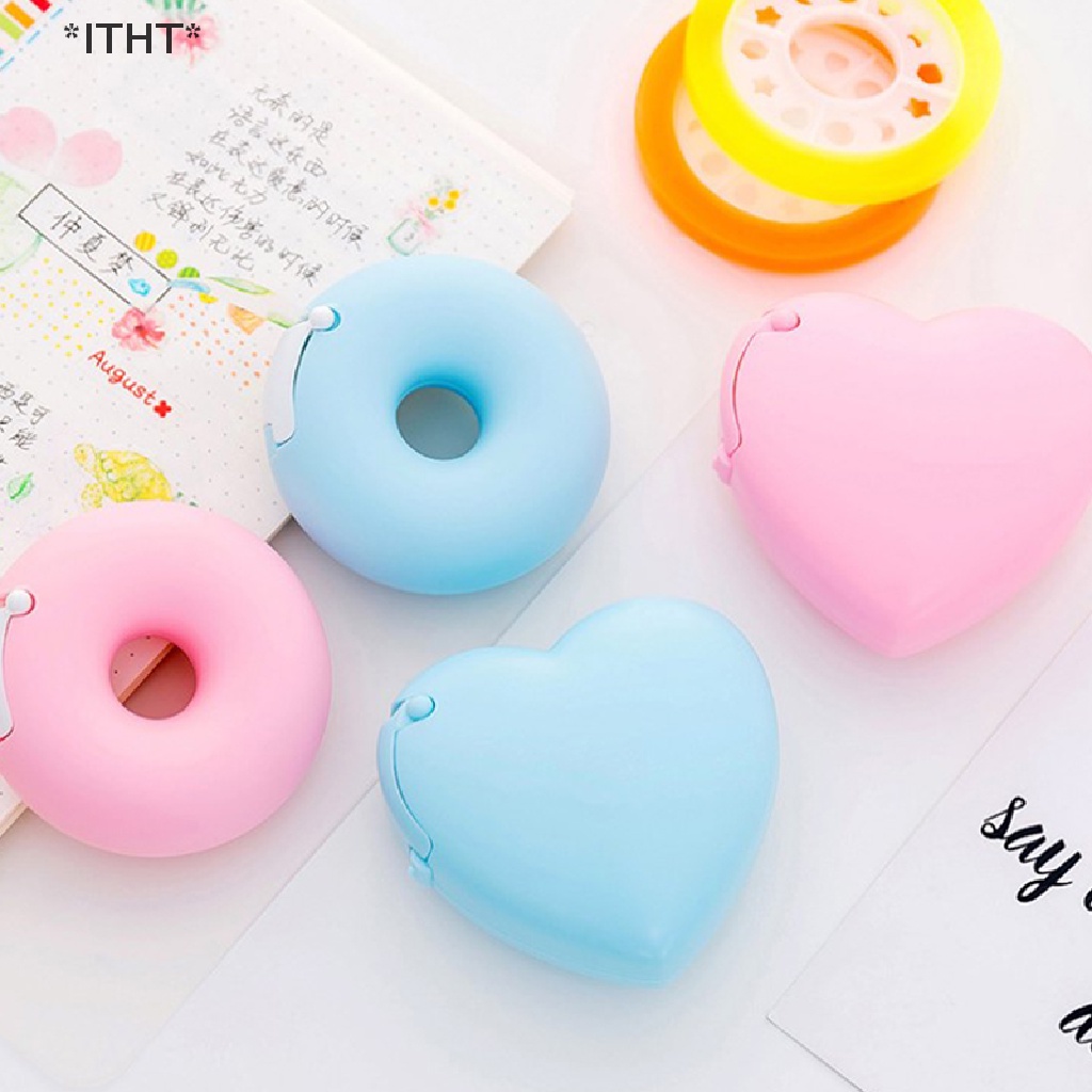 Giá Đỡ Băng Keo Dán Hình Trái Tim Nhỏ Gọn Sáng Tạo