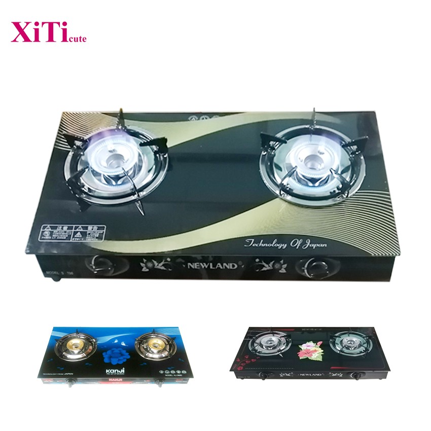 Đồ dùng nhà bếp BẾP GAS ĐÔI MẶT KÍNH CƯỜNG LỰC KANJI giá rẻ nhưng chất lượng không rẻ