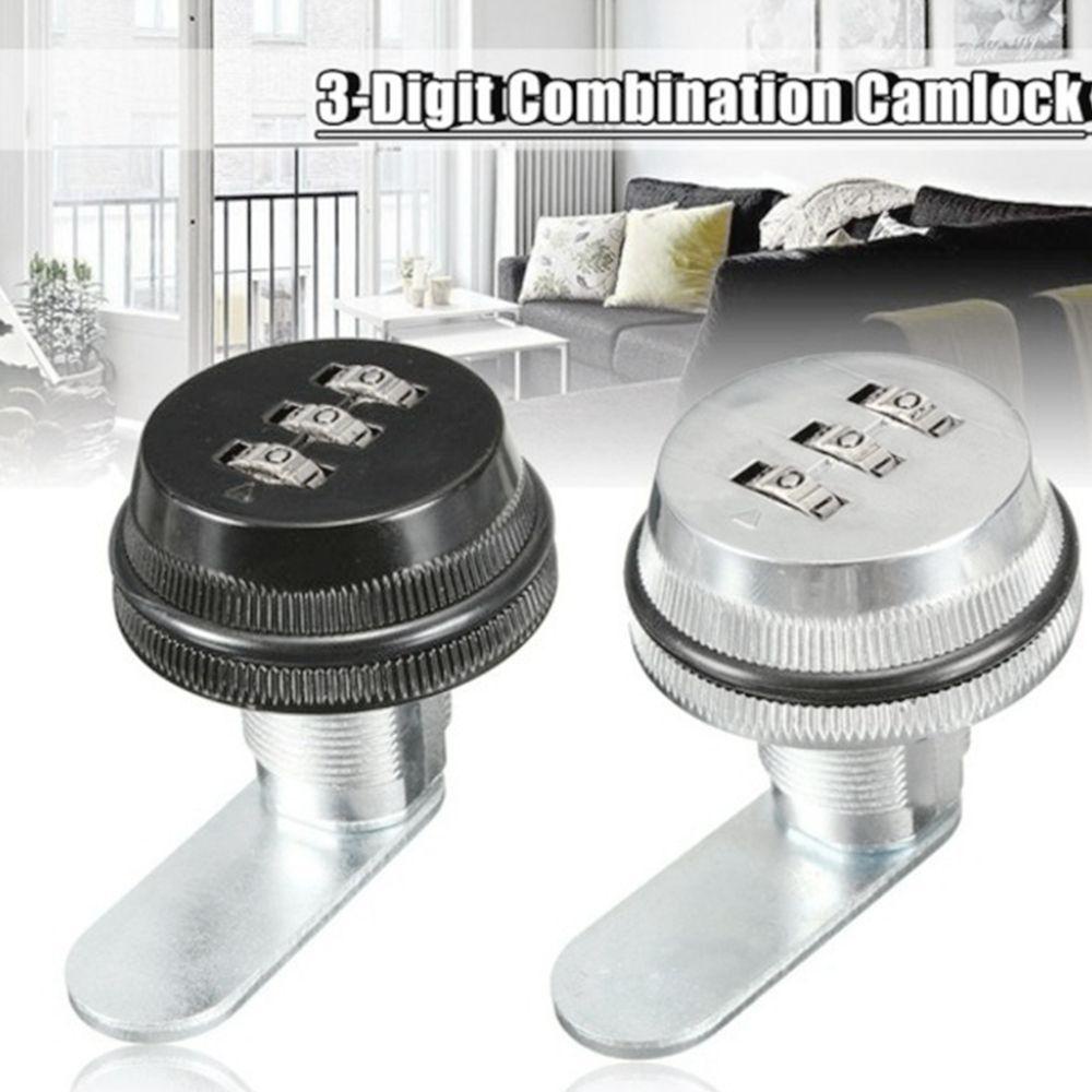 Ổ Khóa 3 Chữ Số Không Chìa Màu Ngà Dùng Cho Hộp Thư / Cửa Tủ
