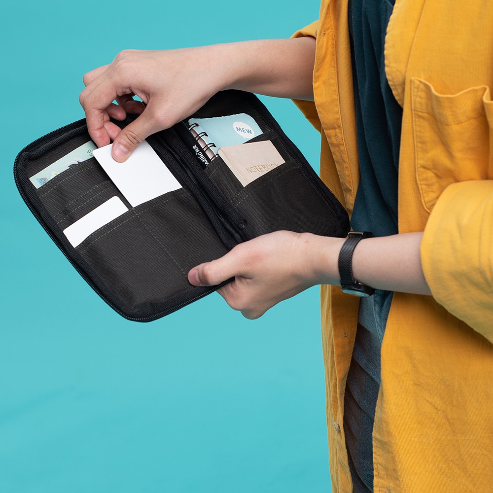 [LAST CHANCE] Bóp đựng thẻ, giấy tờ, passport hộ chiếu Zipper Wallet JAMLOS