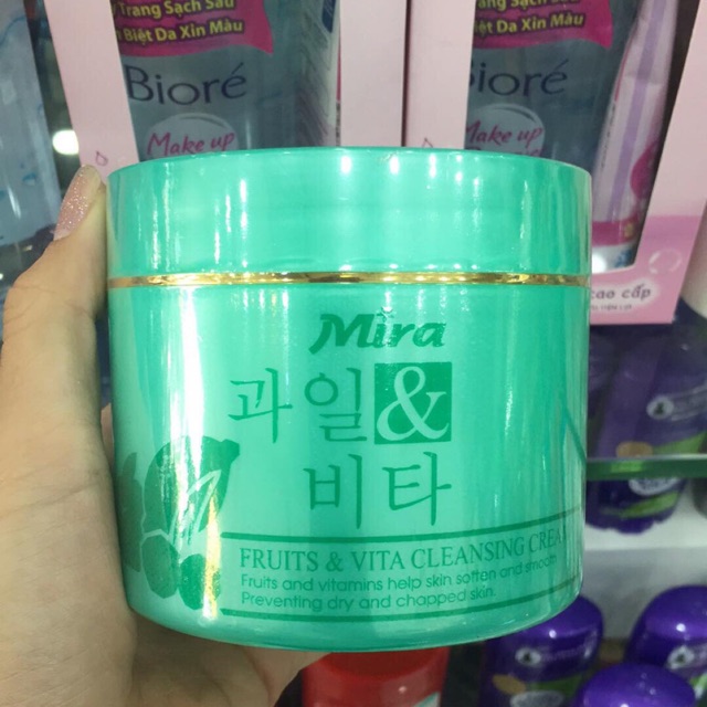 Kem massage mặt Mira Fruit Vita Massage Cream hàng chính hãng công ty