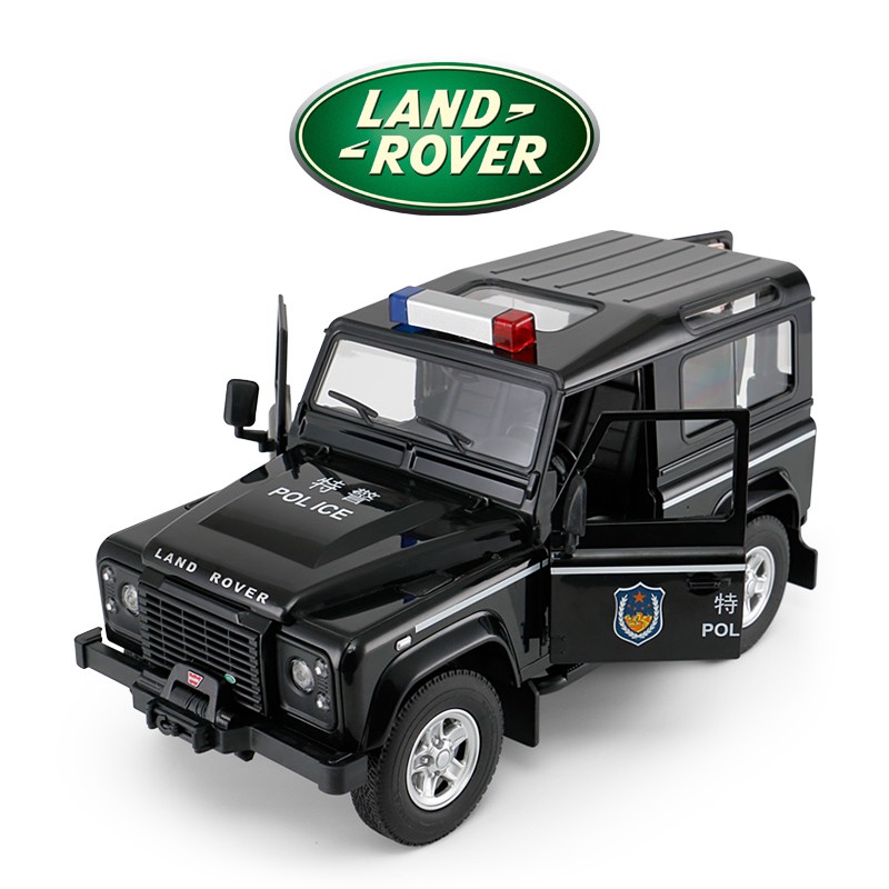 RASTAR / Xinghui Land Rover ô tô điều khiển từ xa xe điện trẻ em địa hình mô phỏng cảnh sát với âm thanh và ánh s1