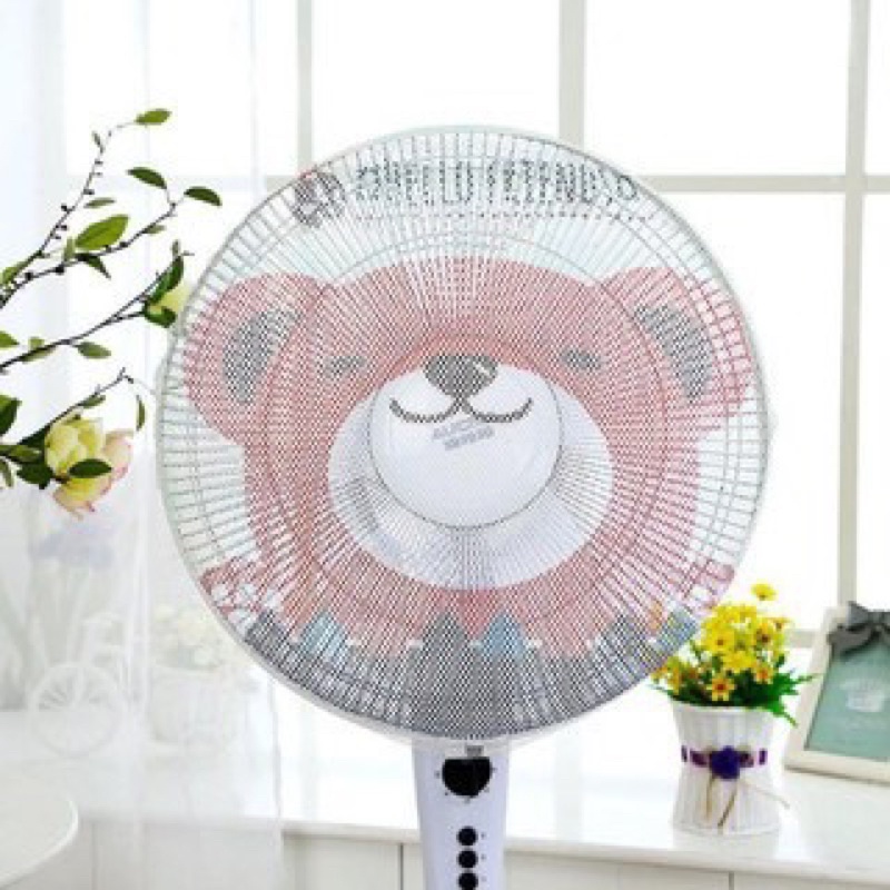 Lưới bọc quạt in hình cao cấp giữ an toàn cho bé