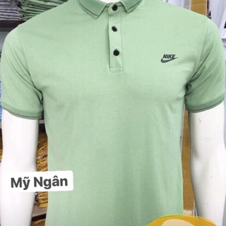 Áo thun có cổ Xanh Cốm Nam Nữ Bigsize
