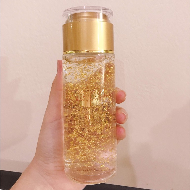 Nước hoa hồng tinh chất vàng JWHITE 24K SUPER GOLD ESSENCES 120ml hàng chính hãng