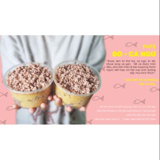Grab -now pate tươi cho mèo vị bò cá ngừ
