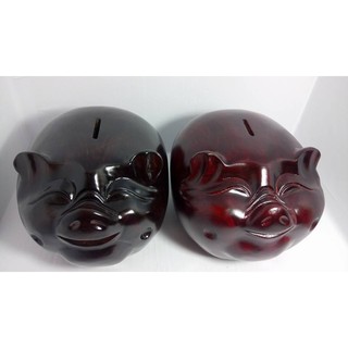 Ống heo tiết kiệm bằng gỗ - Heo lớn 23cm