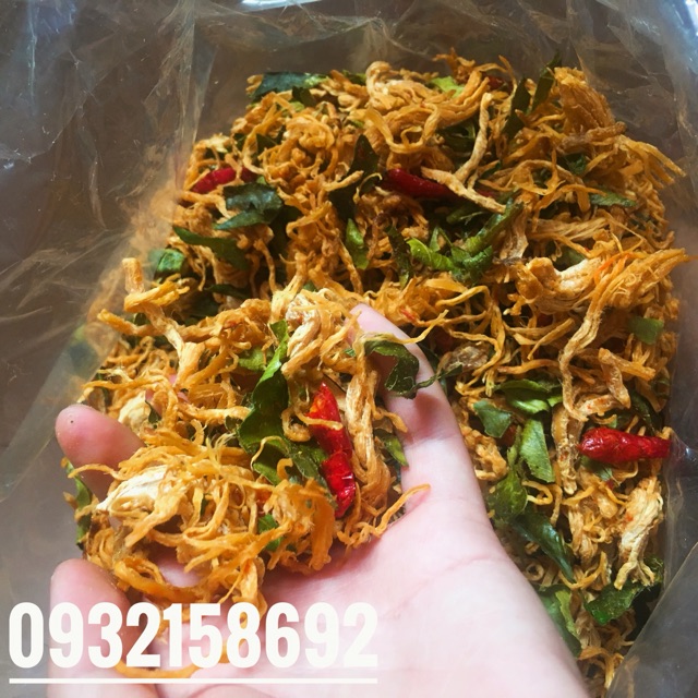 Khô Gà lá chanh hot hot hot