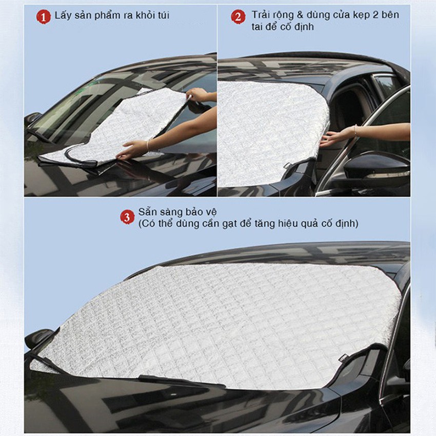 Tấm Che Nắng Ô Tô - Che Nắng Ô Tô Kính Lái -  Cao Cấp 4 Lớp Chắn Nắng, Chống Nóng, Chống Bám Bụi | BigBuy360 - bigbuy360.vn