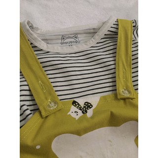 Set yếm quần cho bé