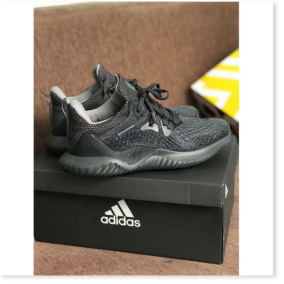 Rẻ vô địch - [ẢNH+VIDEO ]GIÀY SNEAKER ADIDAS ALPHABOUNCE BEYOND MÀU XÁM ĐEN 2019 -Ax123 : new