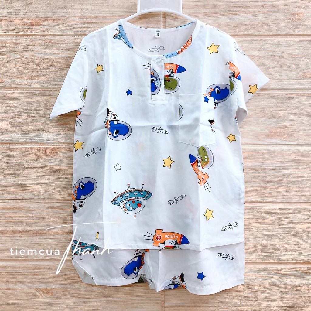 [Chat chọn mẫu] Bộ Tôn 2 da loại 1 - Bé Trai - Mềm Mịn Mát, Ít Rút 4-36kg (Tole/Lanh - Được Chọn Mẫu) | BigBuy360 - bigbuy360.vn