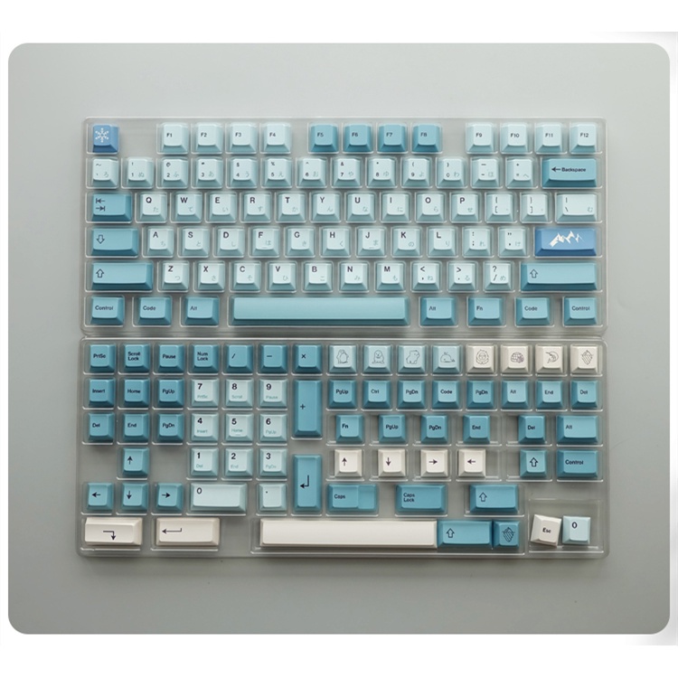 Bộ 142 Phím GMK Iceberg PBT Phong Cách Nhật Bản Cho Bàn Phím Cơ 61 64 84 108