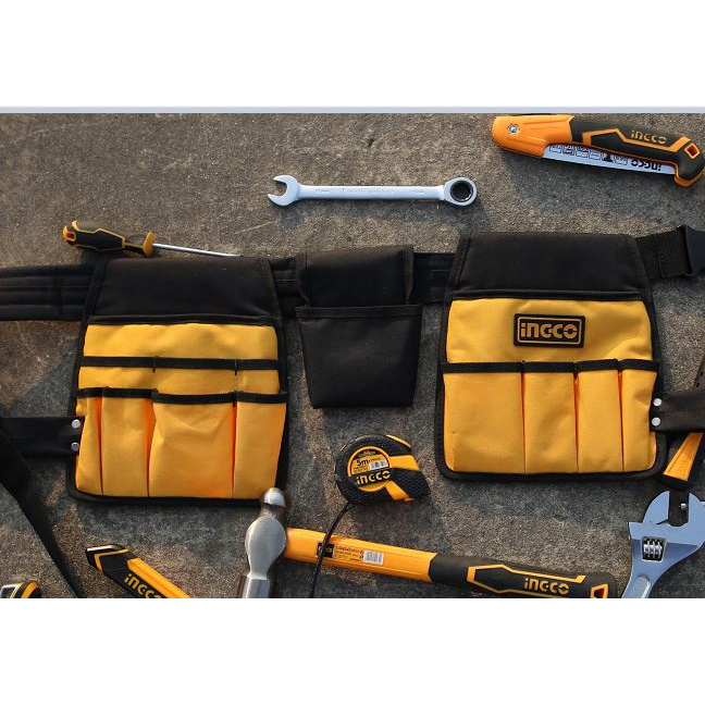 Túi đồ nghề dụng cụ công cụ đeo hong lưng 260mm x 230mm Tools Bag INGCO HTBP02031