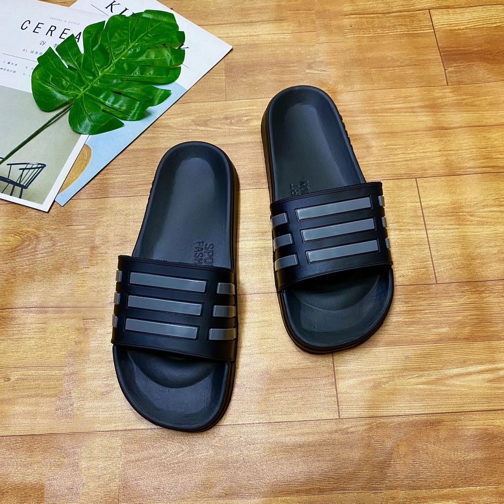 Dép quai ngang nam sọc ngang phối màu trẻ trung - TT311