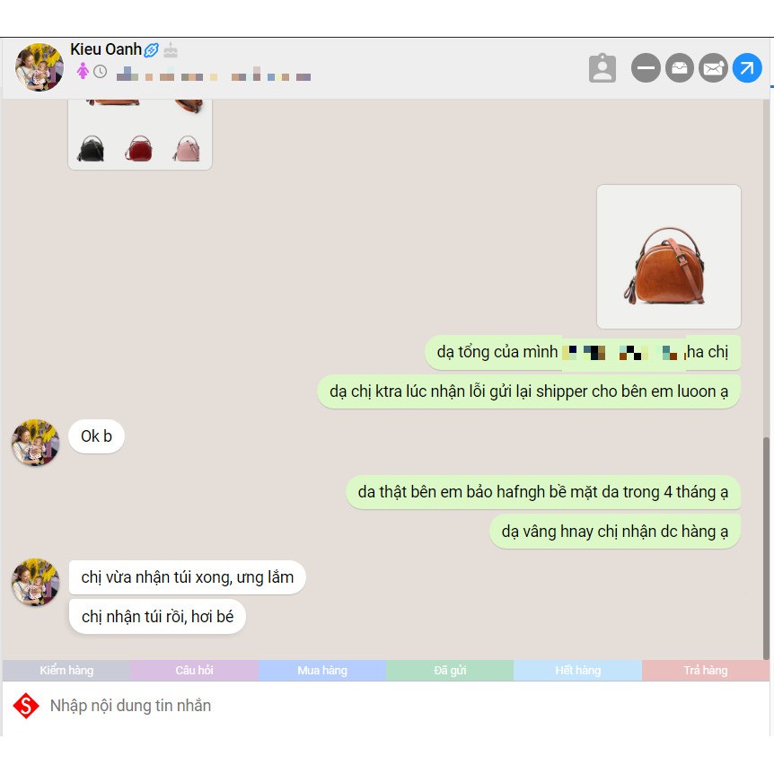 Samdo: Balo kiêm túi xách nữ da thật cao cấp  - Chính hãng Huada - túi mini trẻ trung công sở đi làm, đi chơi HAD114