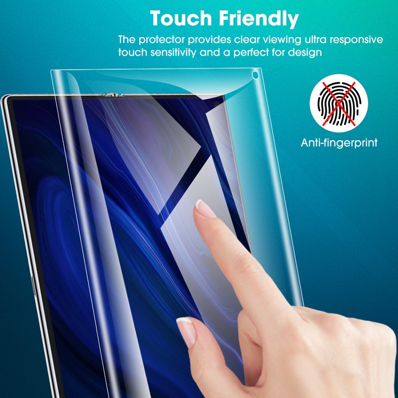 Miếng Dán Màn Hình Bằng TPU Mềm Trong Suốt Độ Nhạy Cao Chống Dấu Vân Tay Cho Huawei Mate Xs 2