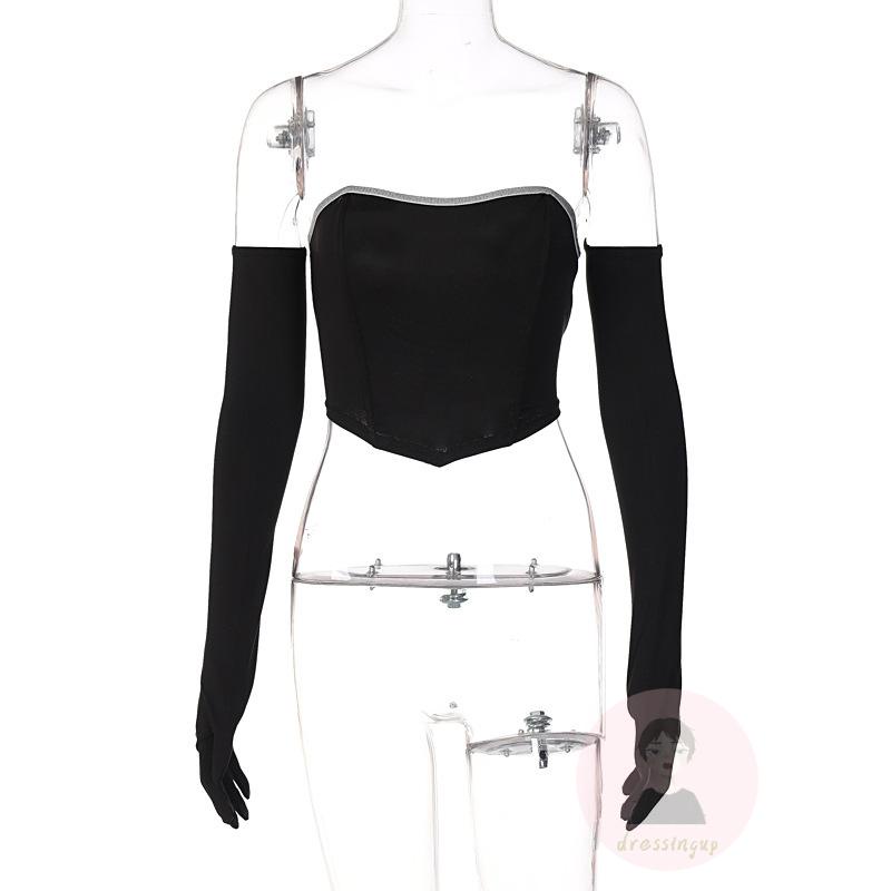 Áo Cúp Ngực Đính Đá Thời Trang Quyến Rũ Cho Nữ