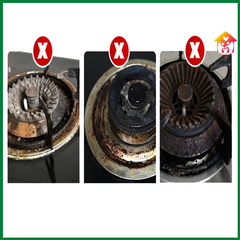 Túi 10 miếng giấy bạc lót bếp ga chống dầu mỡ-chống cháy an toàn tiện dụng
