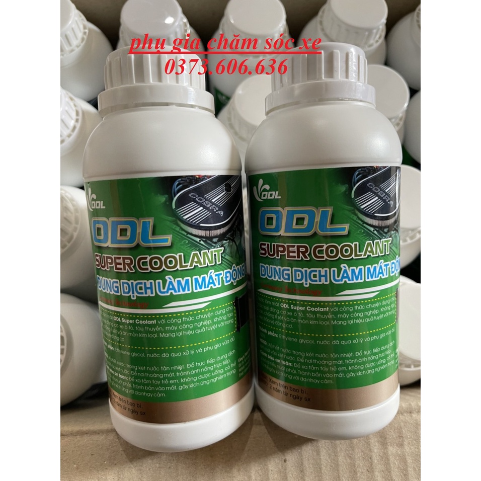 Nước Mát Xanh Làm Mát Động Cơ Ô Tô Xe Máy ODL 500ml BOSCH VN Công Nghệ Đức