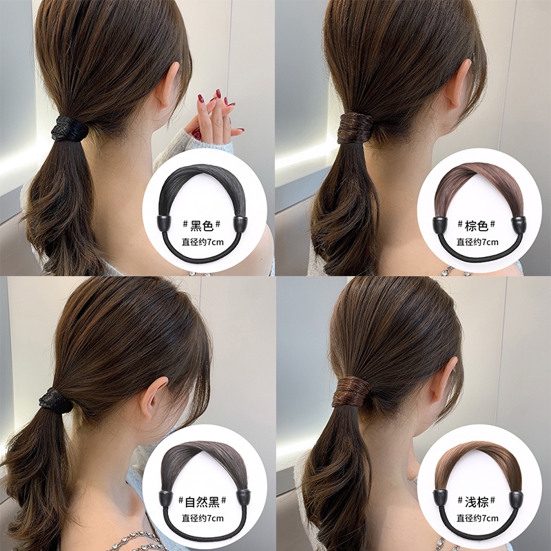 Dây Thun Cột Tóc Giả Bằng Cao Su Dành Cho Nữ
