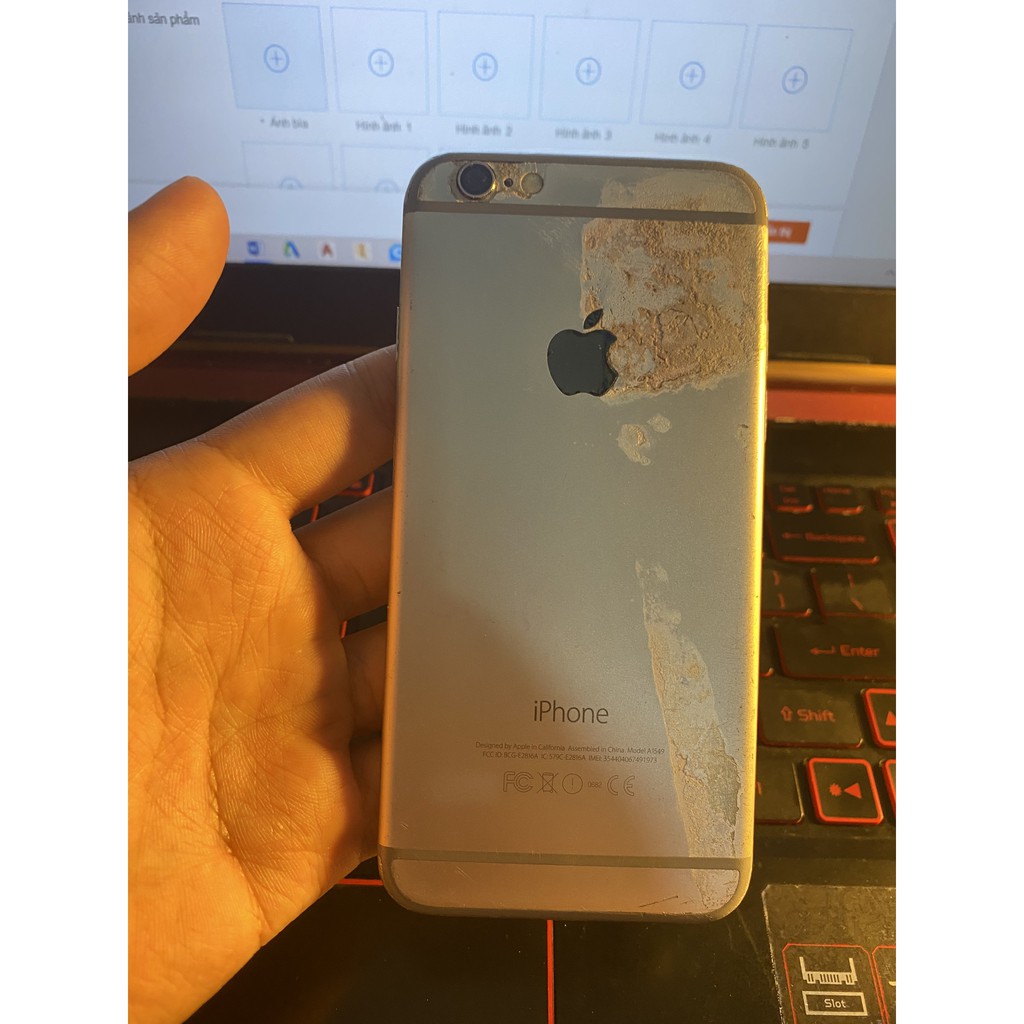 Điện thoại iPhone 6s cũ màn nứt | BigBuy360 - bigbuy360.vn