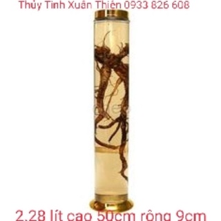 Bình ngâm rượu thuỷ tinh phú hoà 2.28 lít sản xuất tại việt nam.