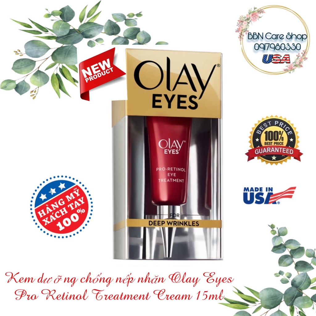 Kem mắt Olay chống nếp nhăn Olay Eyes Pro Retinol Treatment Cream 15ml