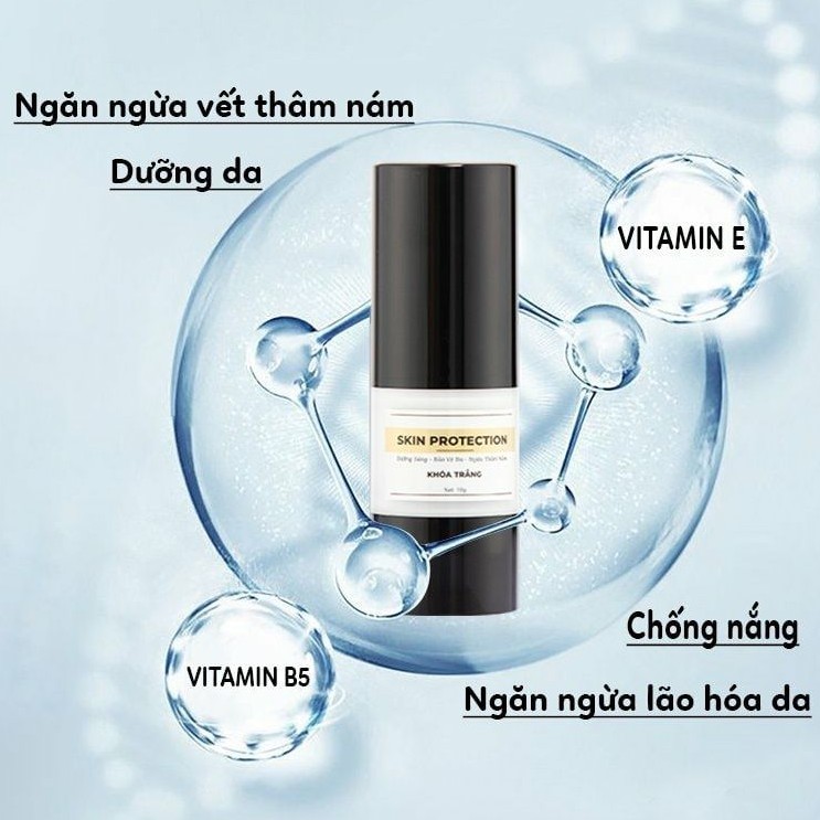 Kem Dưỡng Da Skin Protection Biocos Khóa Trắng Dưỡng Sáng Ngừa Thâm Nám 18g