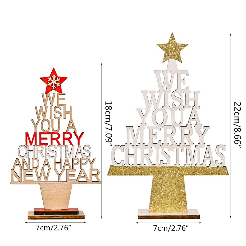 Cây thông noel bằng gỗ dùng trang trí DIY