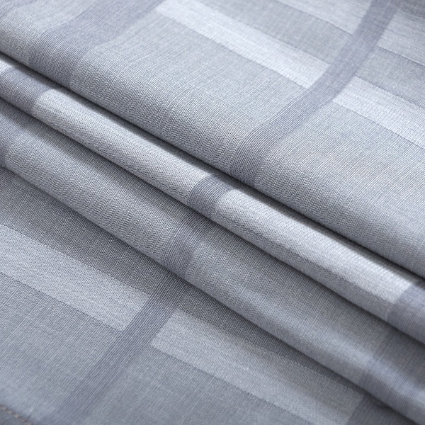 Áo Sơ Mi Nam Công Sở Trung Niên Thương Hiệu Anton Màu Xám Ghi Kẻ Caro Ngắn Tay Họa Tiết Chìm – NT202