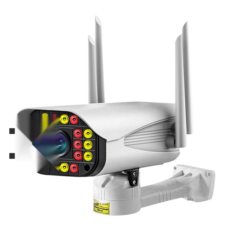 ✠Camera quan sát 360 độ mạng wifi không dây 4G điện thoại di động không cần mạng từ xa giám sát ban đêm độ nét cao