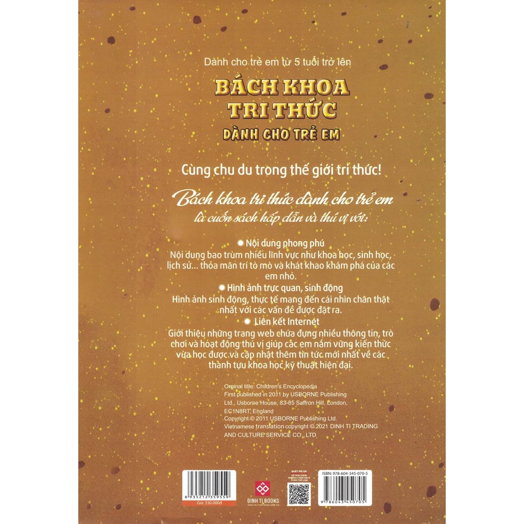 Sách - Tủ Sách Bách Khoa Tri Thức - Bách Khoa Tri Thức Dành Cho Trẻ Em (Bìa Cứng)