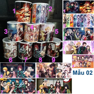 Ly sứ/ Cốc sứ  anime Kimetsu No Yaiba /Thanh Gươm Diệt Quỷ/ Trụ Cột/ Diệt Quỷ Cứu Nhân