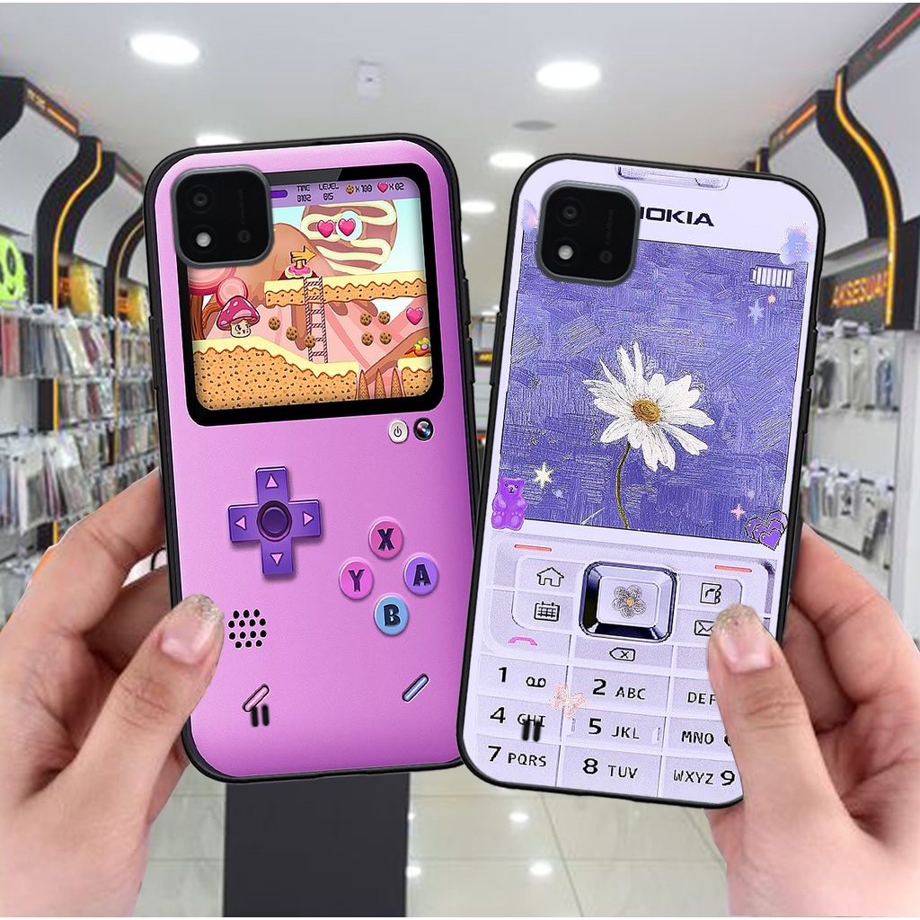 Ốp Realme C20 / C11 2021 bộ hình điện thoại nokia huyền thoại , BTS , Vpop cute