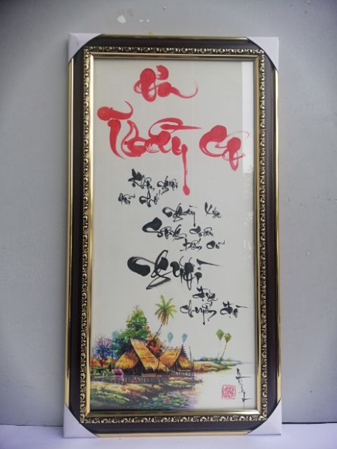 Thư pháp ƠN THẦY CÔ. Quà tặng thầy cô.Tri ân Thầy cô,  Quà biếu, quà tết