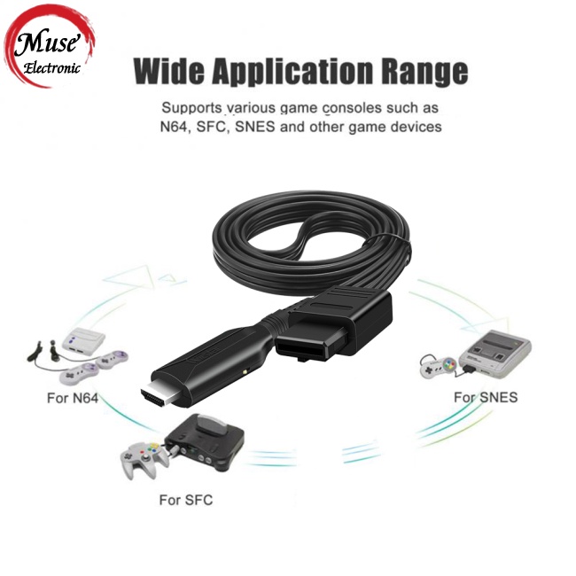 Cáp Chuyển Đổi 720p/1080p N64 Sang Hdmi Chuyên Dụng Cho Nintendo