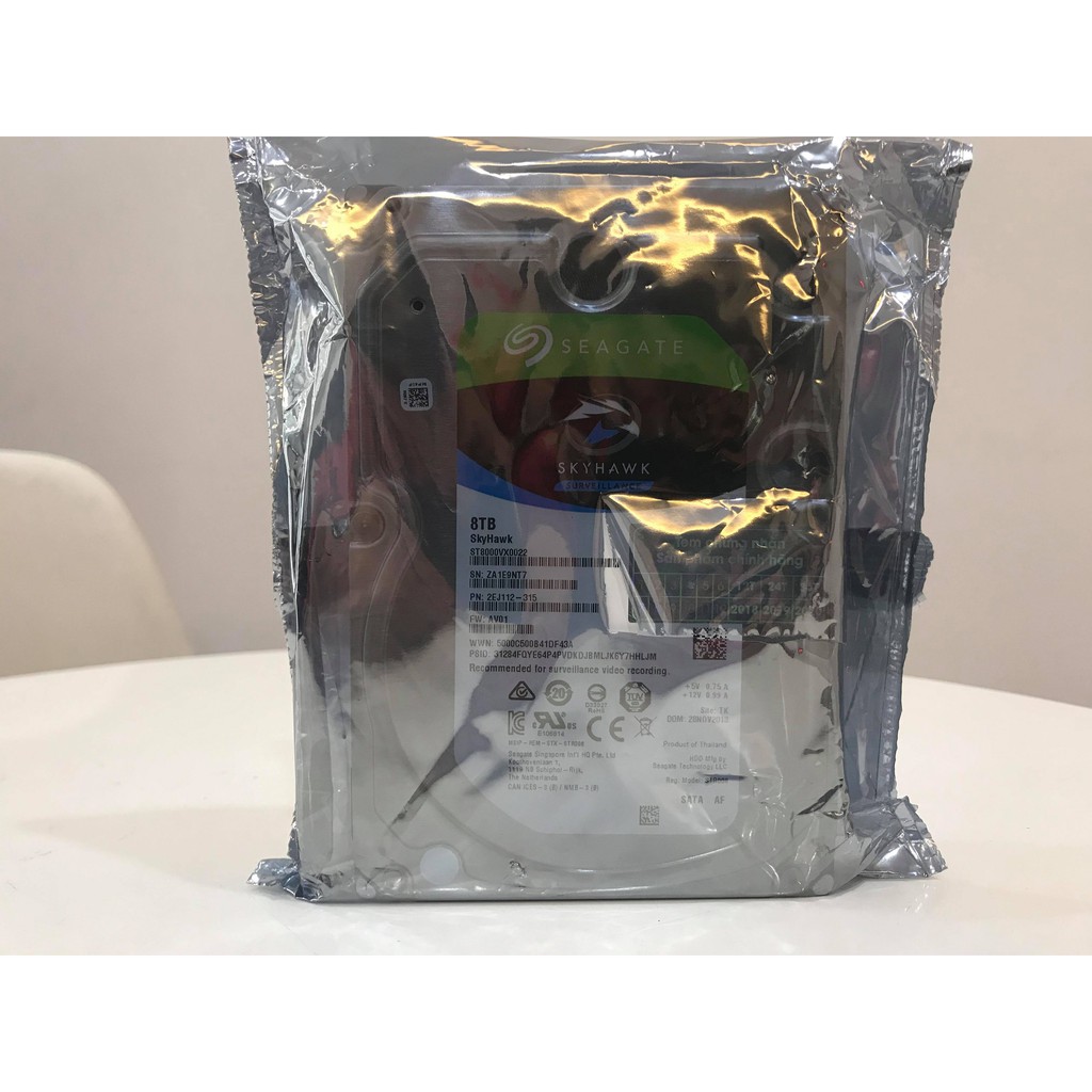 HDD Seagate 8TB Skyhawk - Chính hãng.