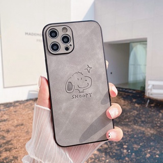 High quality vintage suede Soft Case Iphone 7 8 Plus IPhone X Xr Xs 11 12 13 Pro Max Iphone Xr Ftd Fashion Models Men's Snoopy