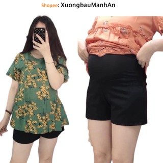 [SỈ] Quần đùi BẦU chất umi Hàn Quốc mặc mềm, thoải mái