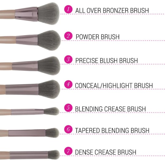 Bộ Cọ BH Cosmetics Lavish Elegance - 15 Piece Brush Set With Cosmetic Bag