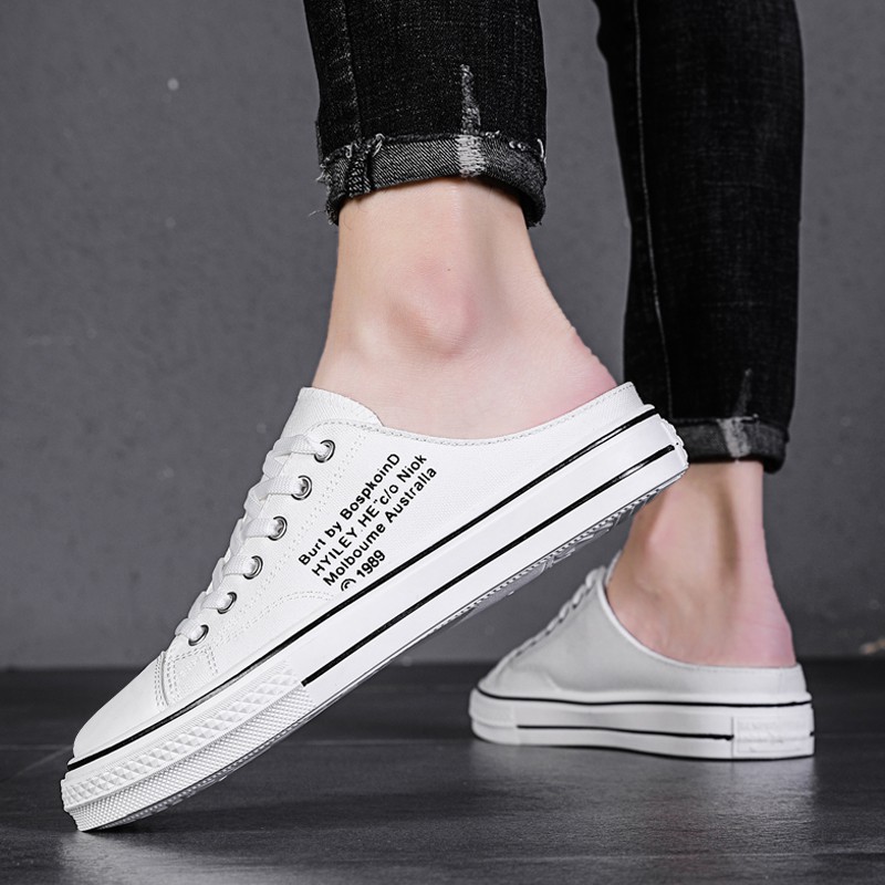 Giày Lười Vải Canvas Thiết Kế Năng Động Hợp Thời Trang Cho Nam | BigBuy360 - bigbuy360.vn