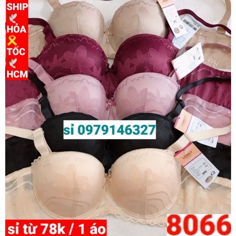 ÁO NGƯC LOVELY VN 8066 HÀNG SUẤT NHẬT.NỬA QUẢ NÂNG NGỰC.MÚT 3.5CM. 3 MÓC .QUẢ ZEN.ĐUÔI ZEN.CAM KẾT VỀ GIÁ DẺ VÔ ĐỐI