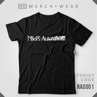 Mẫu áo thun in hình Nier:Automata Logo độc đẹp