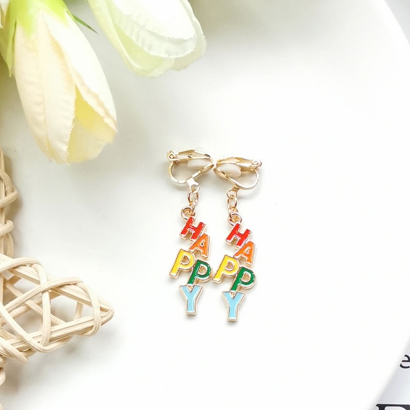 Khuyên tai kẹp cho bé nhiều họa tiết đơn giản, tiện dụng và xinh xắn