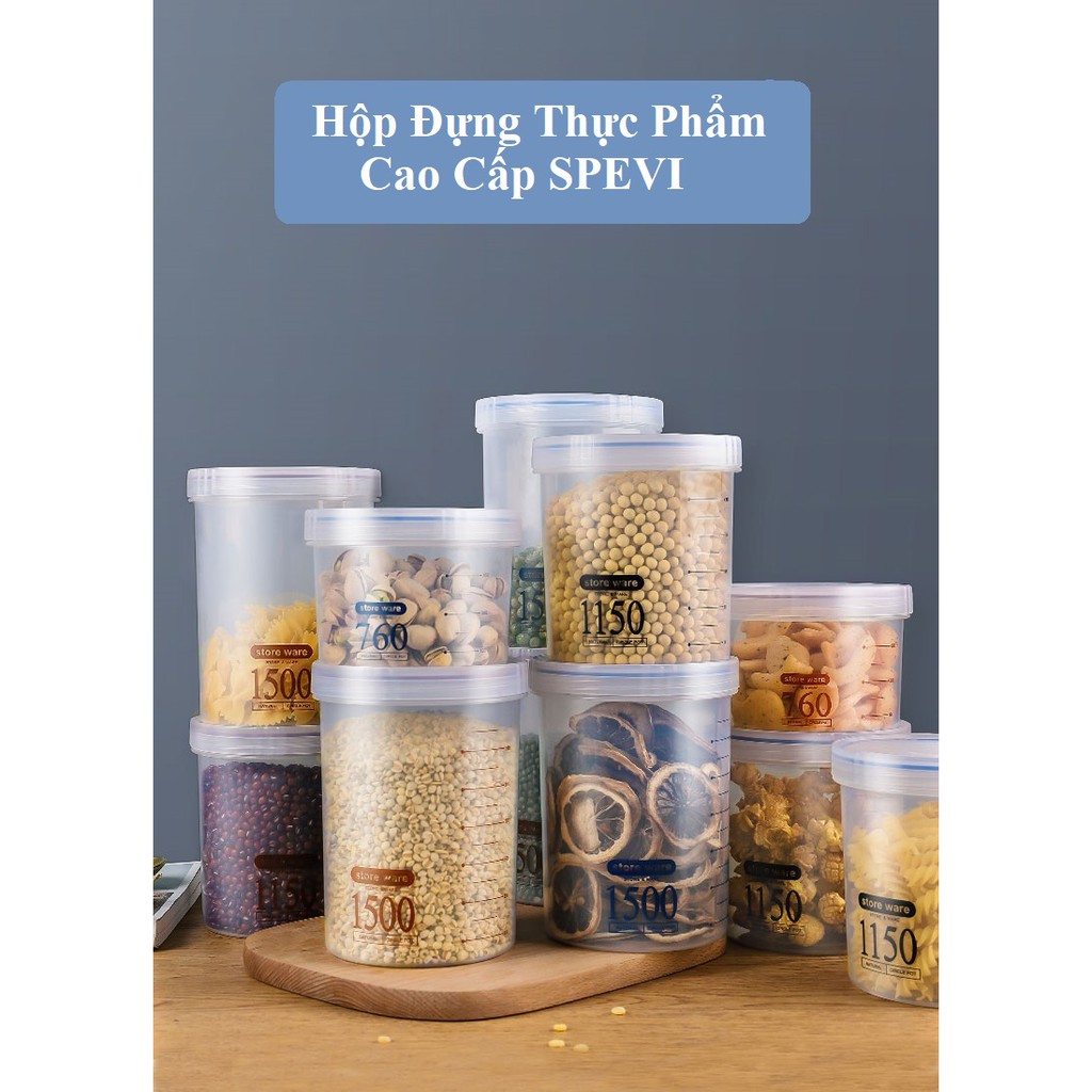 Hộp Đựng Thực Phẩm SPEVI Đến Từ Nhật Bản Với Chất Liệu Nhựa PP Cao Cấp  -  An Toàn, Tiện Lợi