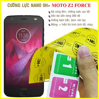Dán cường lực dẻo nano Motorola Moto Z2 Force