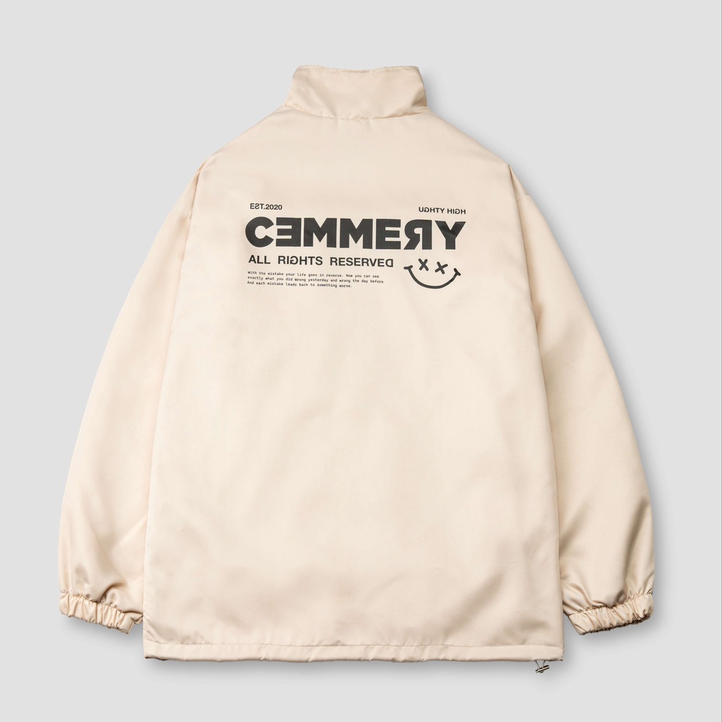 Áo Khoác Dù LocalBrand Cemmery REVERSED JACKET, áo khoác unisex nam nữ 2 Color